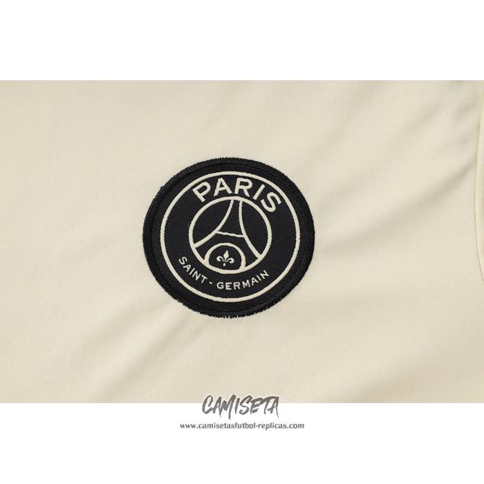 Chandal del Paris Saint-Germain Jordan 2024-2025 Manga Corta Amarillo - Pantalon Corto